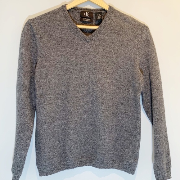 Calvin Klein Sweaters - Calvin Klein | 100% Extra Fine Merino Pullover